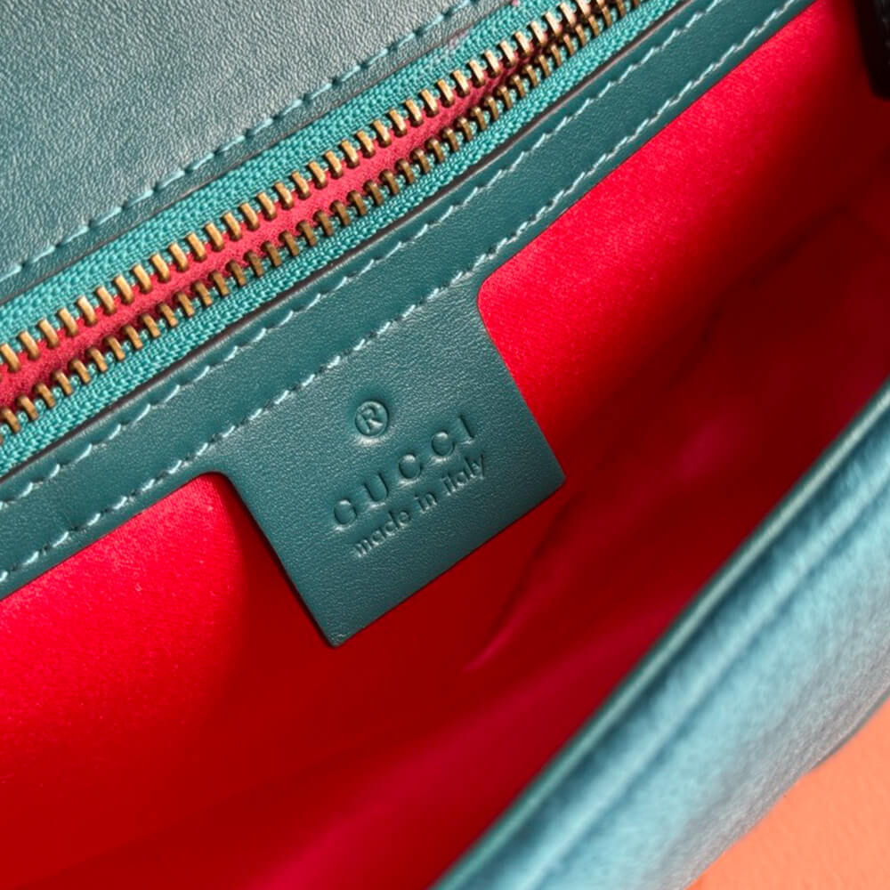 Gucci GG Velvet Small Marmont Shoulder Bag - Replica Luxury Bags™