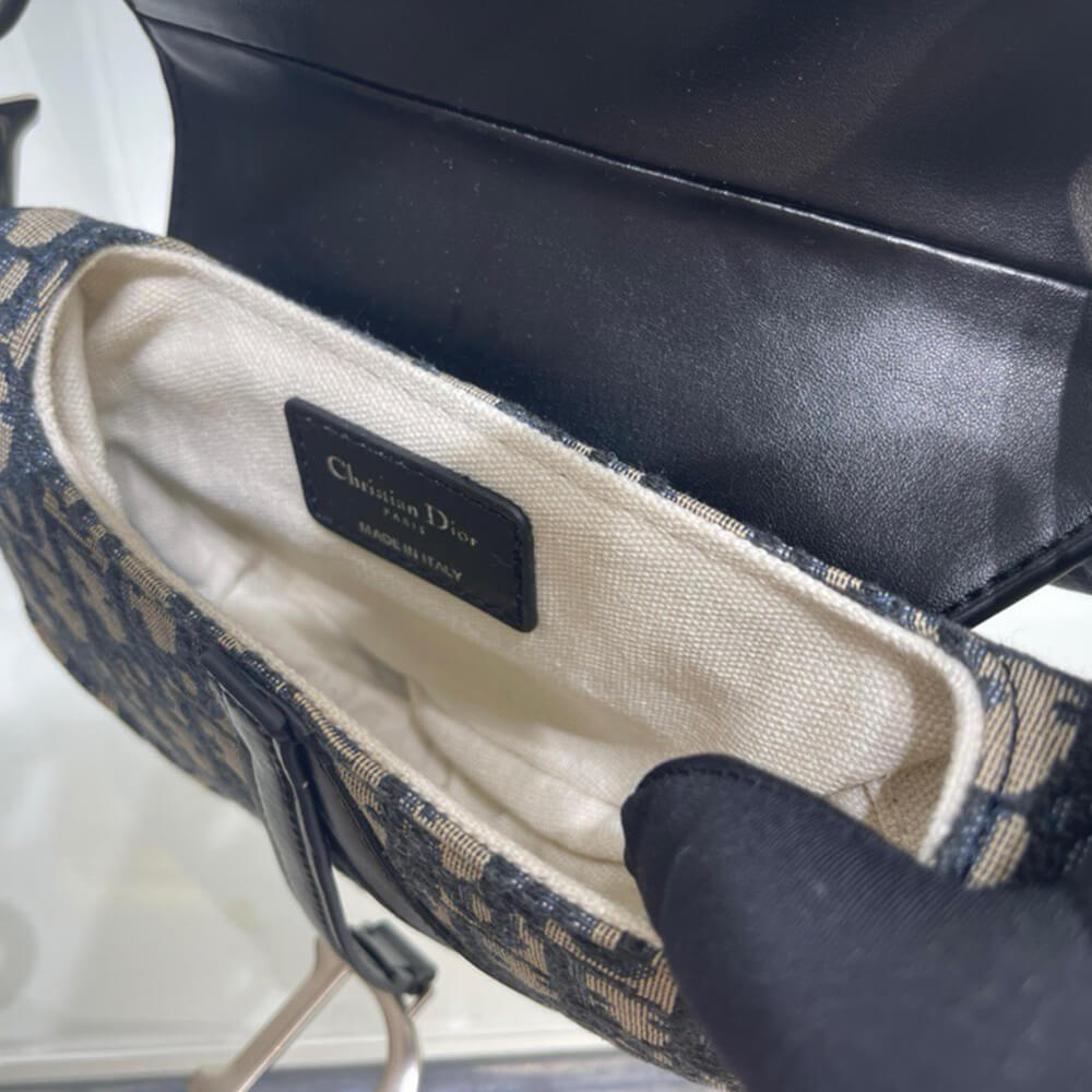 Dior Mini Saddle Bag with Strap - Replica Luxury Bags™