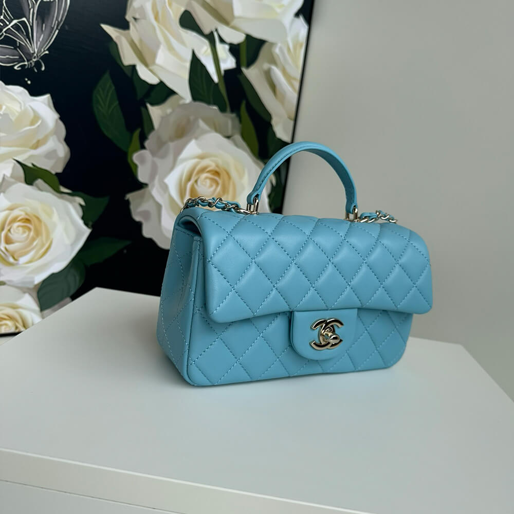 Chanel Mini Classic Handbag With Top Handle - Replica Luxury Bags™