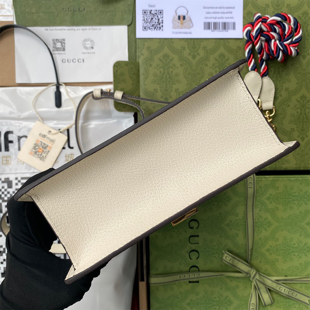 Gucci GG Sylvie Bee Star Mini Leather Bag - Replica Luxury Bags™