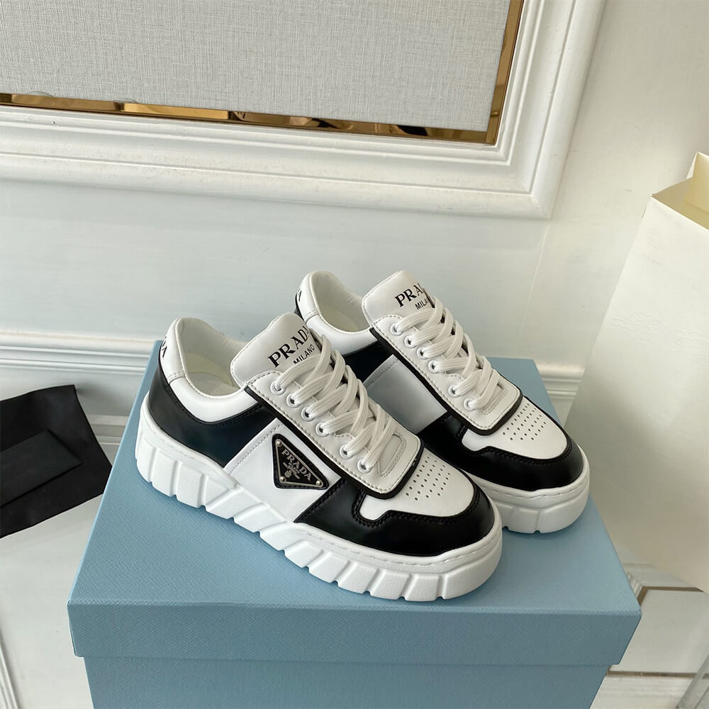 Prada Leather Sneakers Shoes - Replica Luxury Bags™