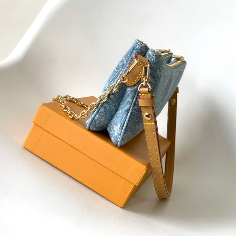 LV Liv Pochette Denim Bag - Replica Luxury Bags™