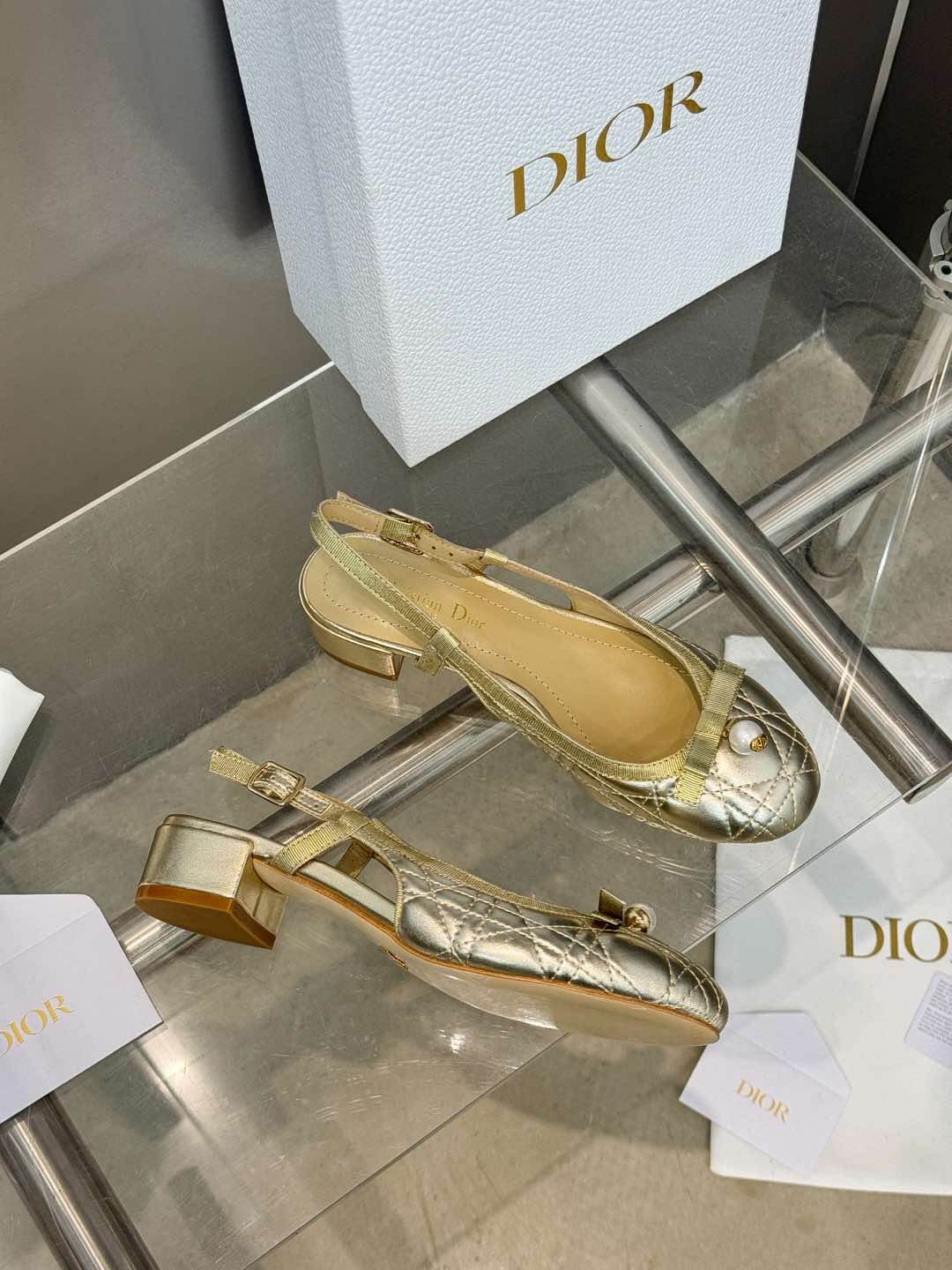 Dior Ballet Slingback Pump Shoes - Replica Luxury Bags™