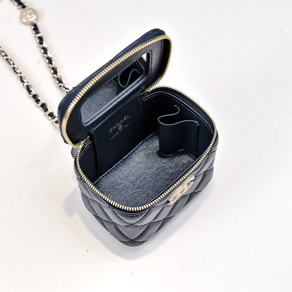 Chanel Small Vanity Bag with Chain - Replica Luxury Bags™