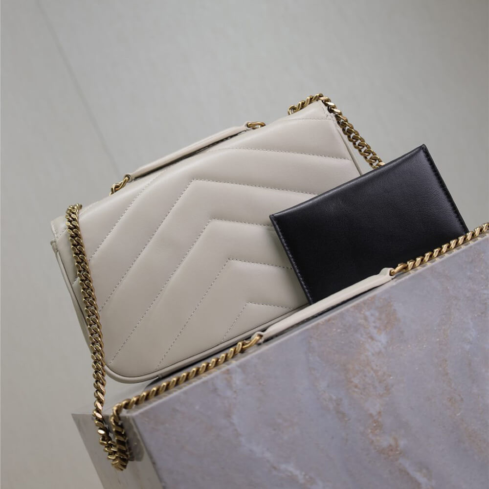 YSL Loulou Small Bag in Matelasse Lambskin - Replica Luxury Bags™