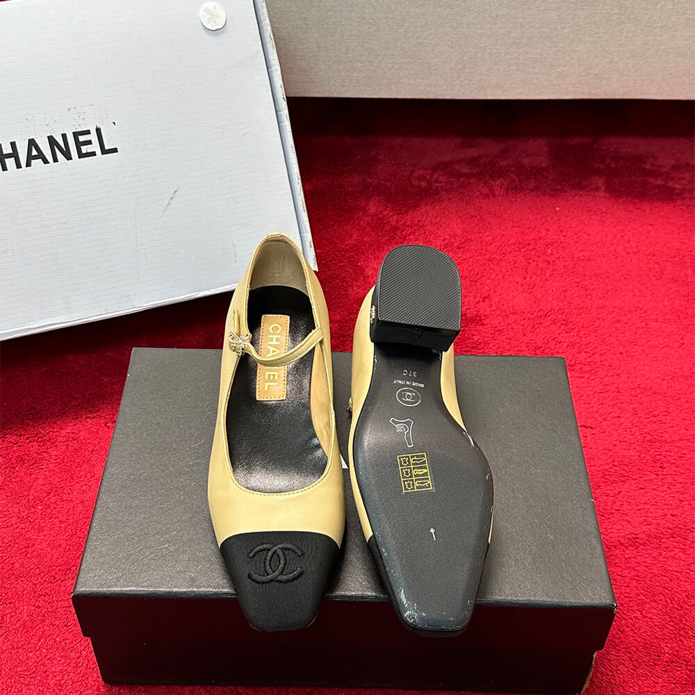 Chanel Mary Janes Heel Shoes - Replica Luxury Bags™