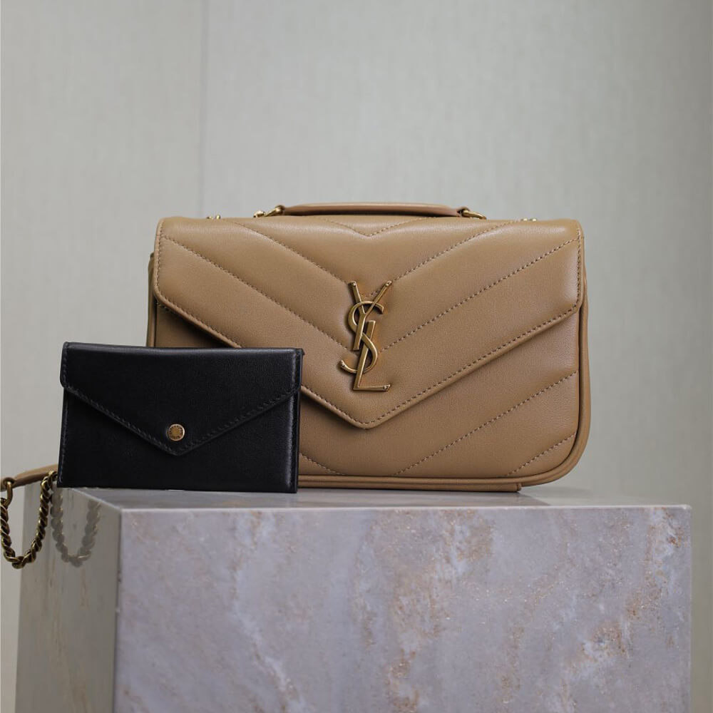 YSL Loulou Small Bag in Matelasse Lambskin - Replica Luxury Bags™