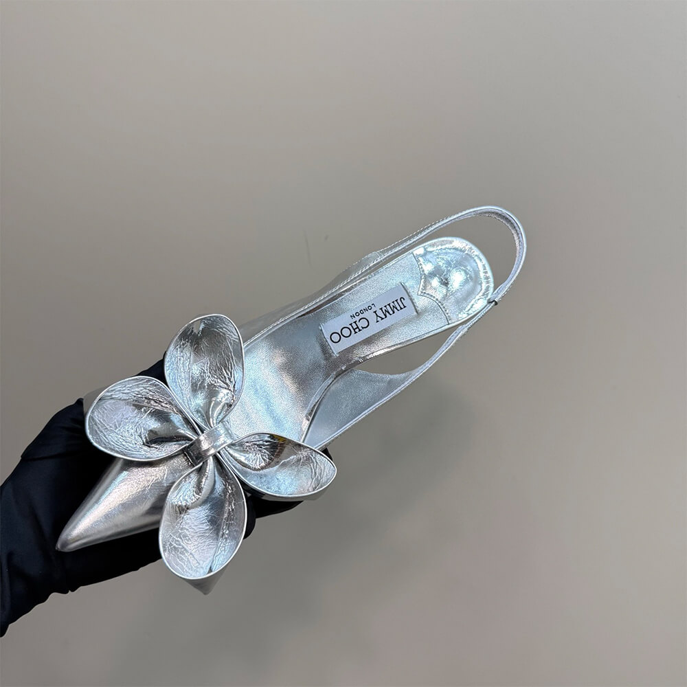 Jimmy Choo Staz Sling Back 70 Shoes - Replica Luxury Bags™