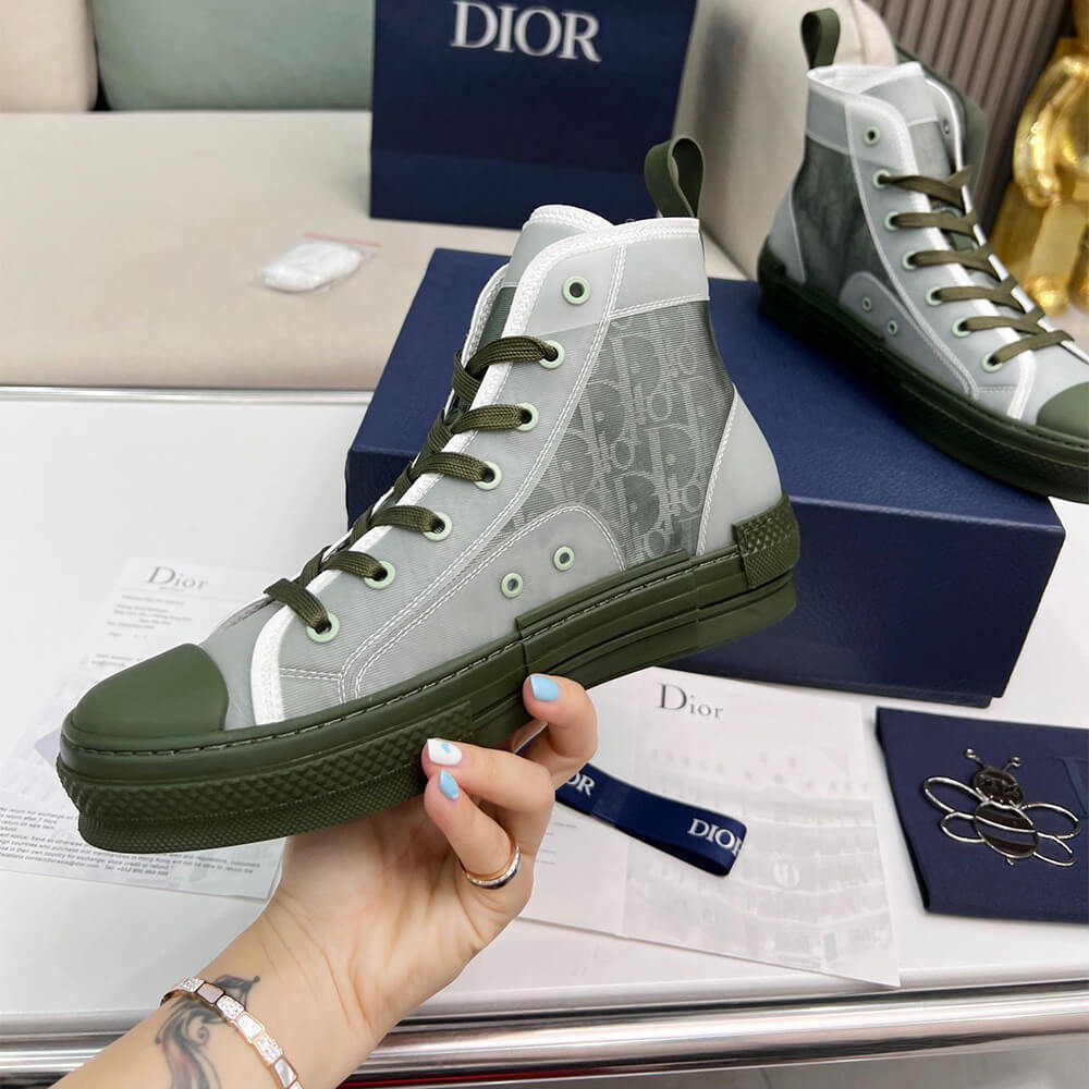 DIOR B23 High-Top Sneakers Dior Oblique Shoes - Replica Luxury Bags™