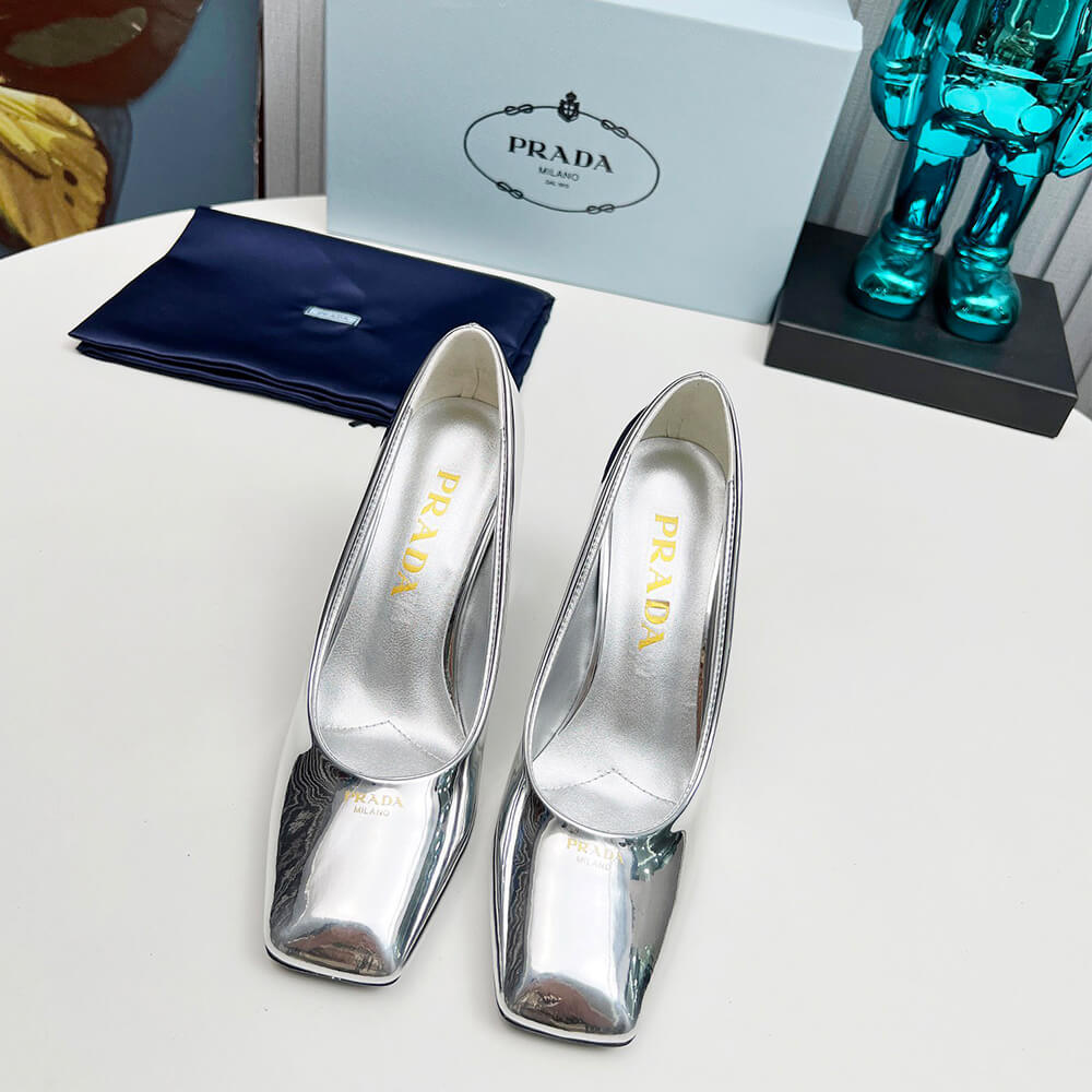 Prada Patent Leather Pumps 85mm Shoes - Replica Luxury Bags™