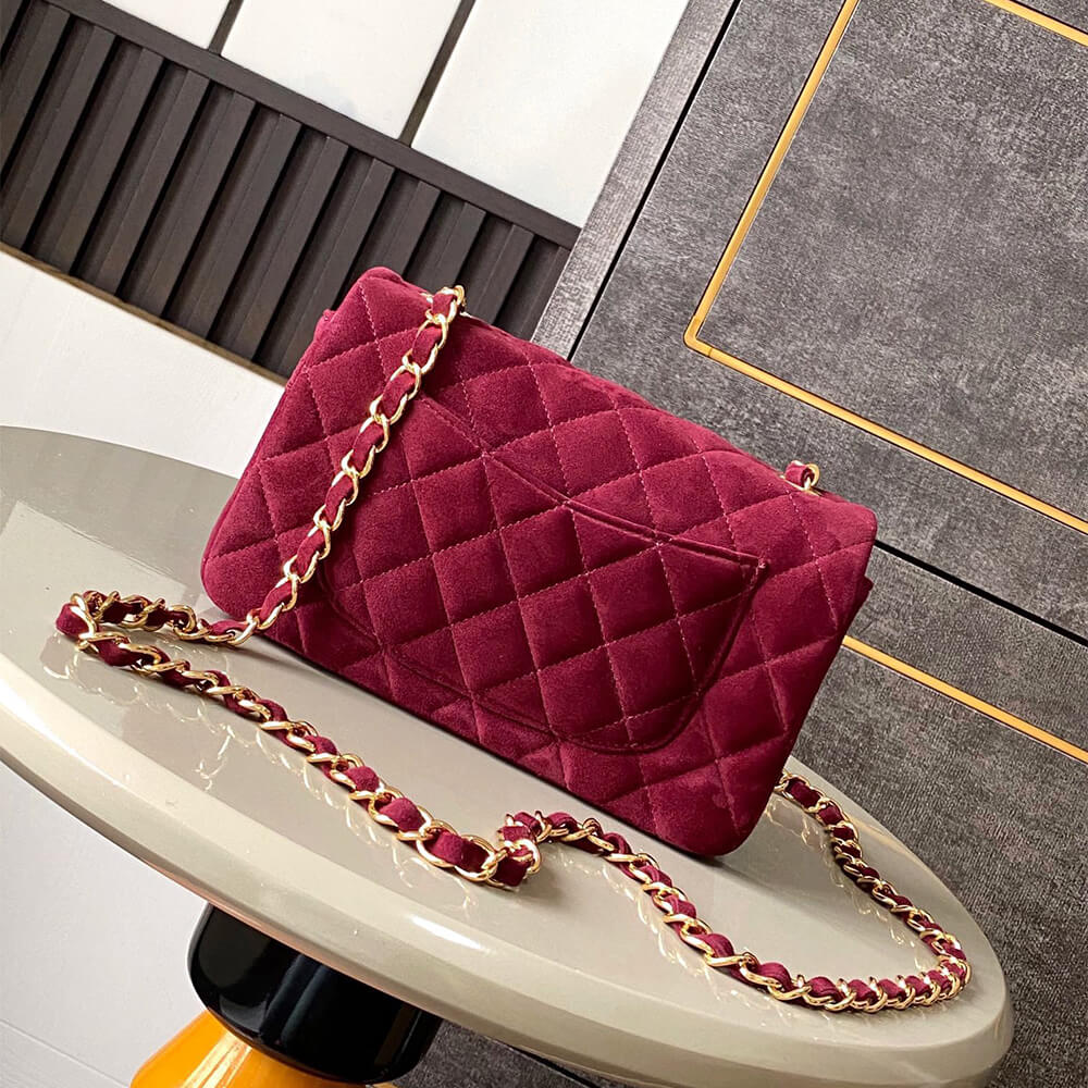 CHANEL SUEDE MINI FLAP BAG - Replica Luxury Bags™