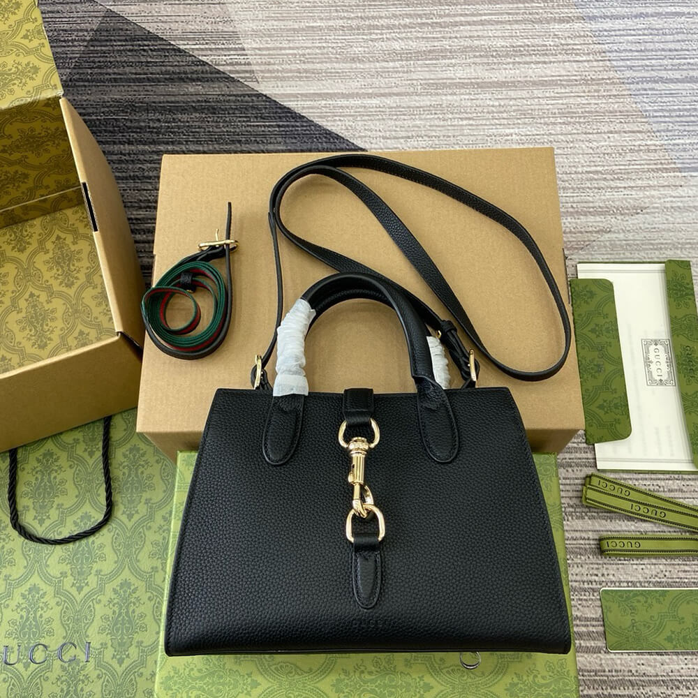 Gucci Small Tote Bag With Hook Closure - Replica Luxury Bags™