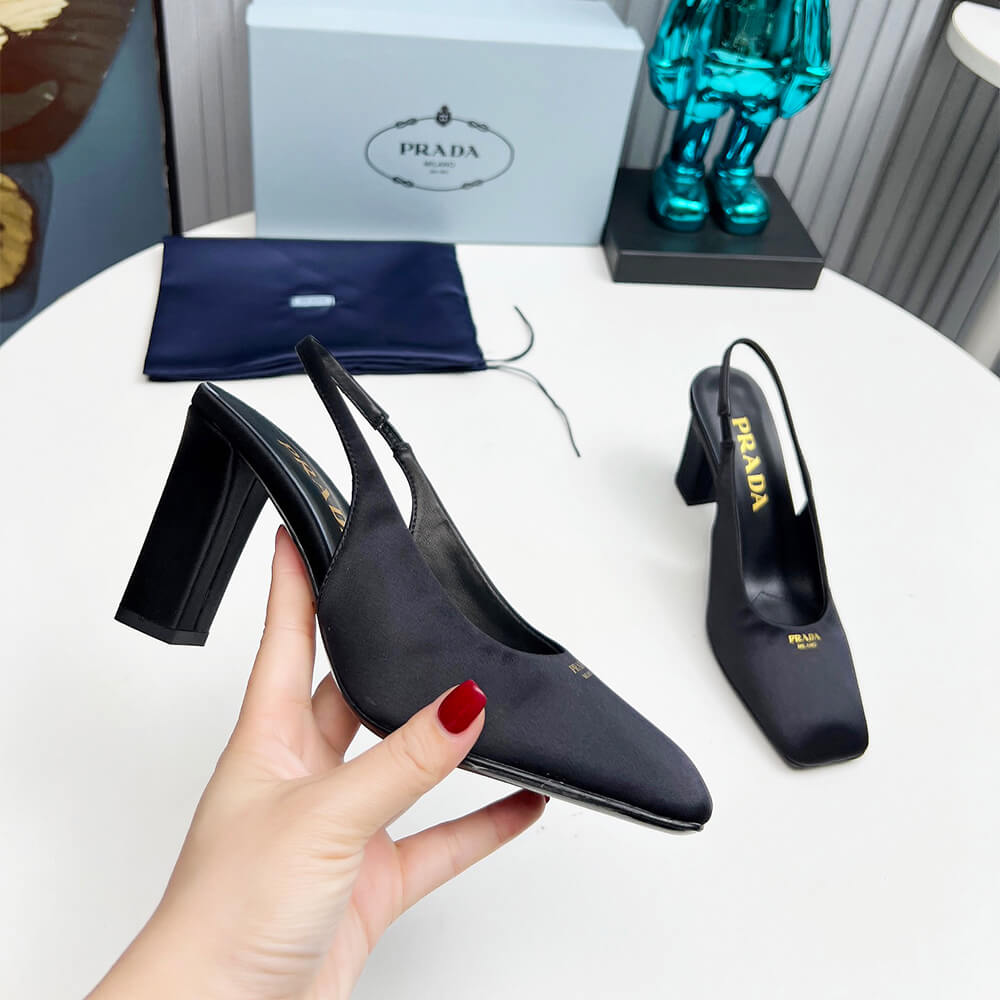 Prada Slingback Pumps Shoes - Replica Luxury Bags™