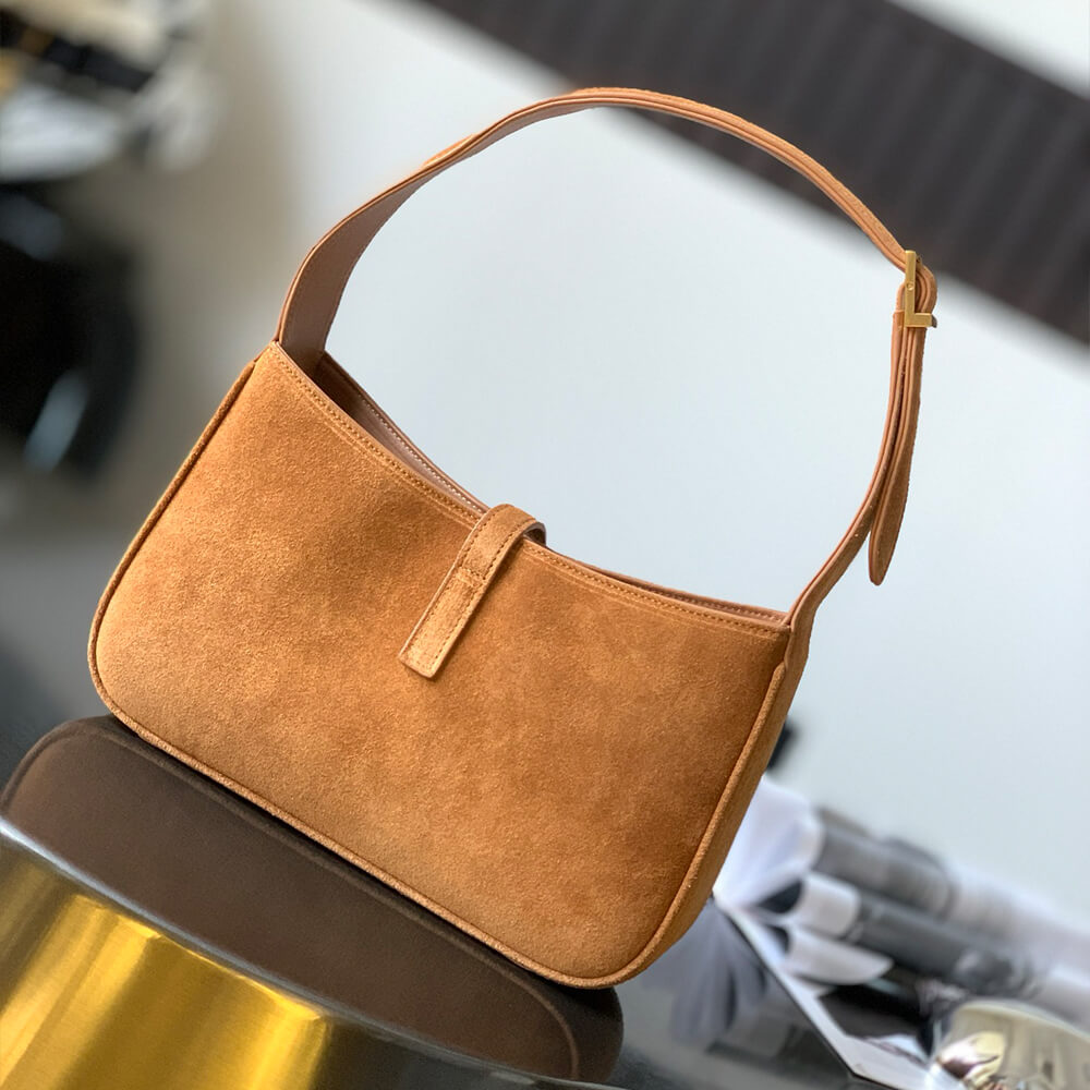 YSL LE 5 A 7 Hobo Bag In Suede - Replica Luxury Bags™