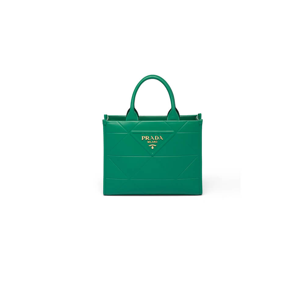 Small leather Prada Symbole Bag with Topstitching - Replica Luxury Bags™