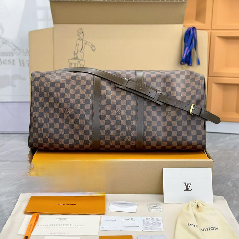 LV Keepall Bandouliere 55 Bag - Replica Luxury Bags™