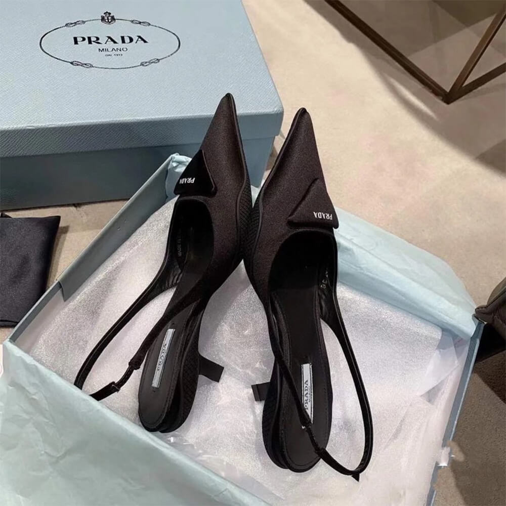 Prada Slingback Pumps Shoes - Replica Luxury Bags™