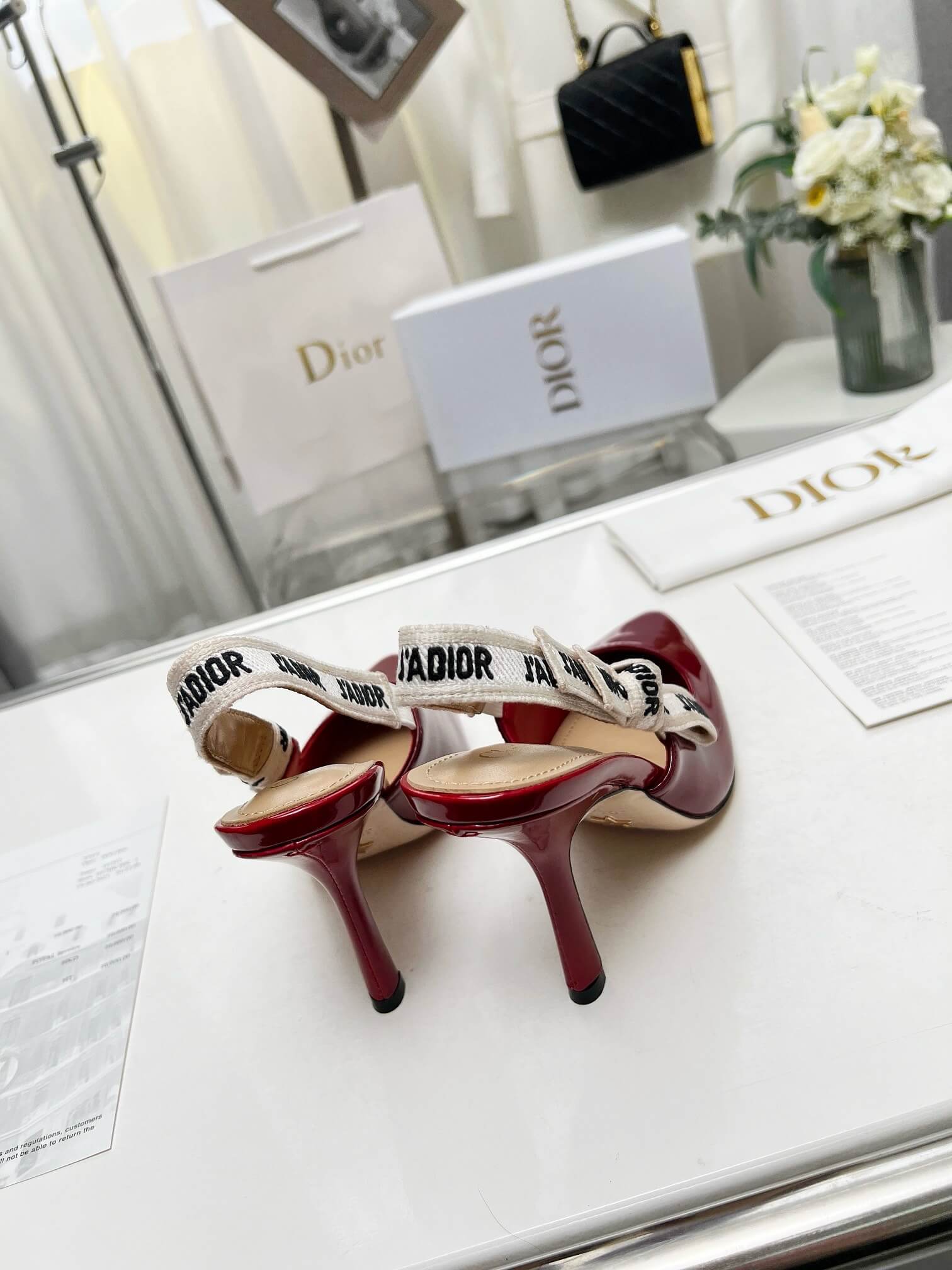 J Adior Slingback Pump Shoes - Replica Luxury Bags™