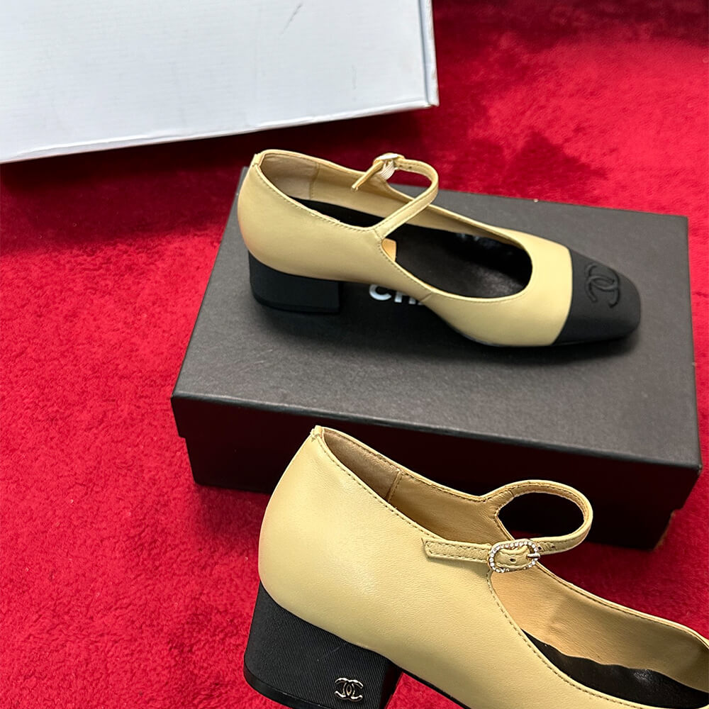 Chanel Mary Janes Heel Shoes - Replica Luxury Bags™
