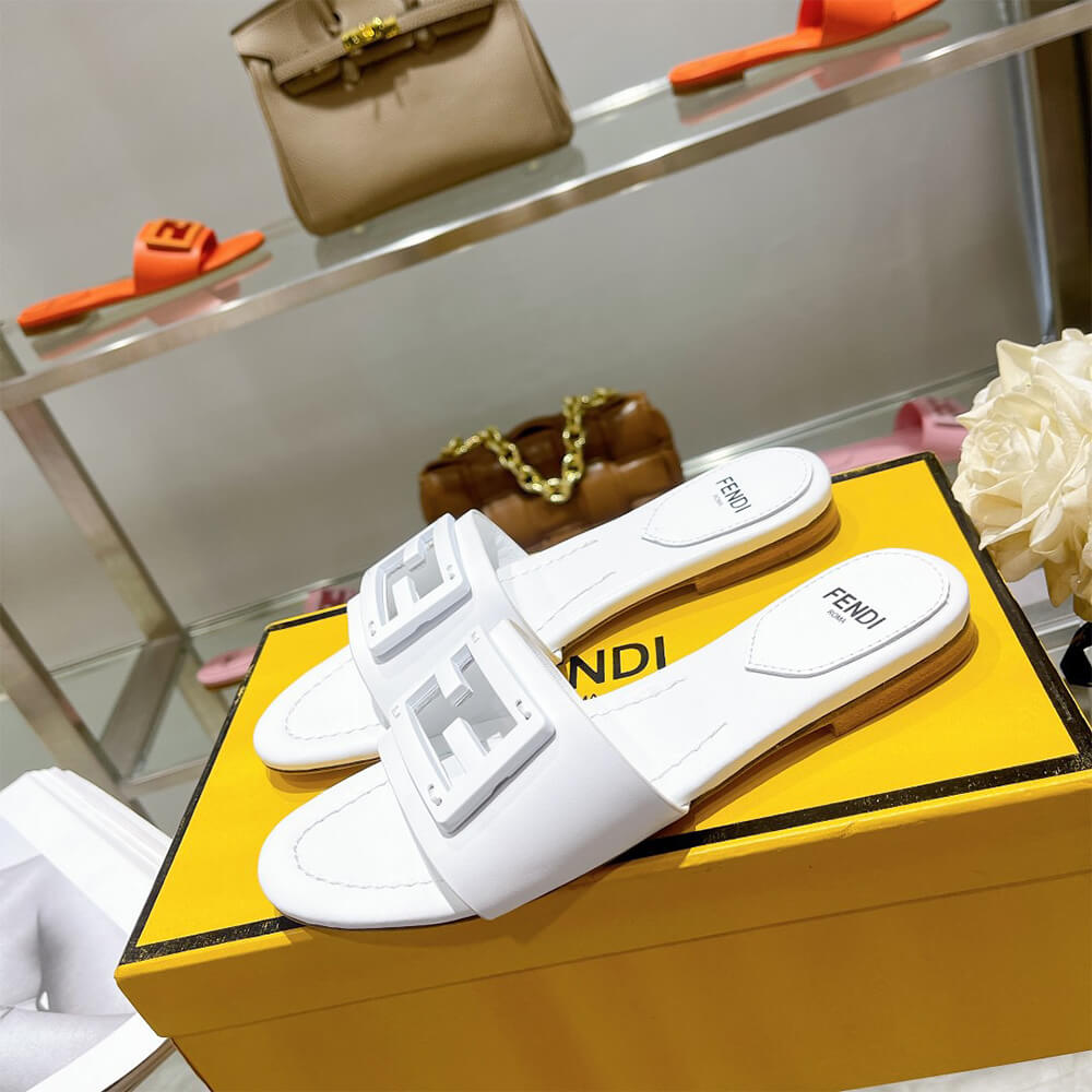 Fendi Baguette Slides Shoes - Replica Luxury Bags™