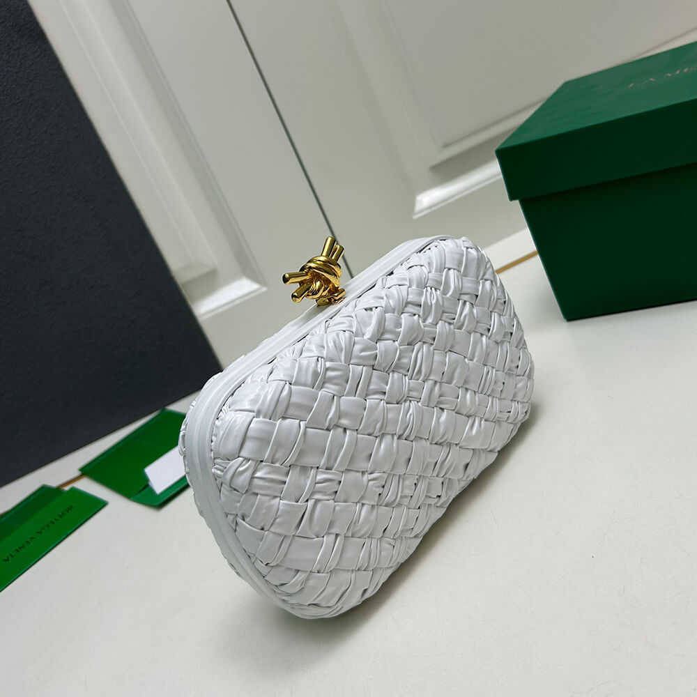 Bottega Veneta Knot Intrecciato Leather Clutch Bag - 5 Colors Available - Replica Luxury Bags™