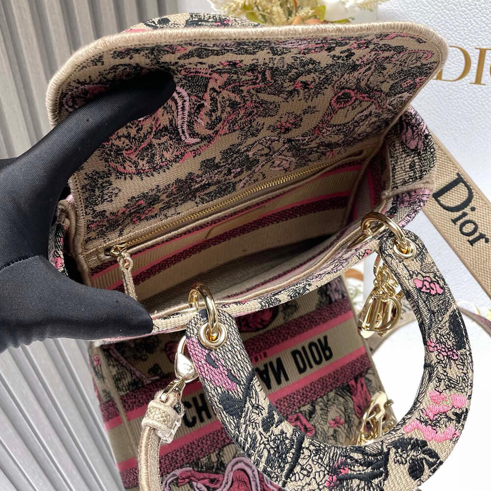 Dior Medium Dioriviera Lady D-Lite Bag - Replica Luxury Bags™