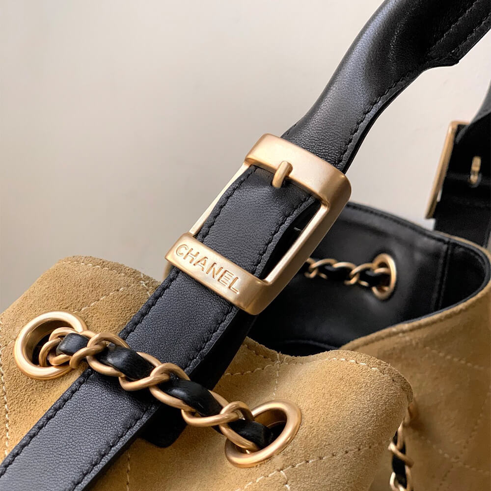 Chanel Hobo Bag on 25 Fashion Show in Black and Beige - Replica Luxury Bags™