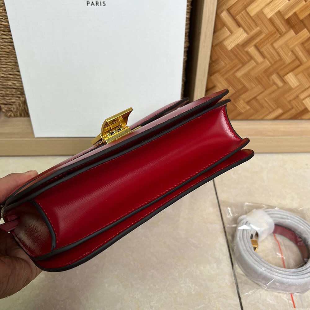 Celine Classic Box Bag in Red - Replica Luxury Bags™