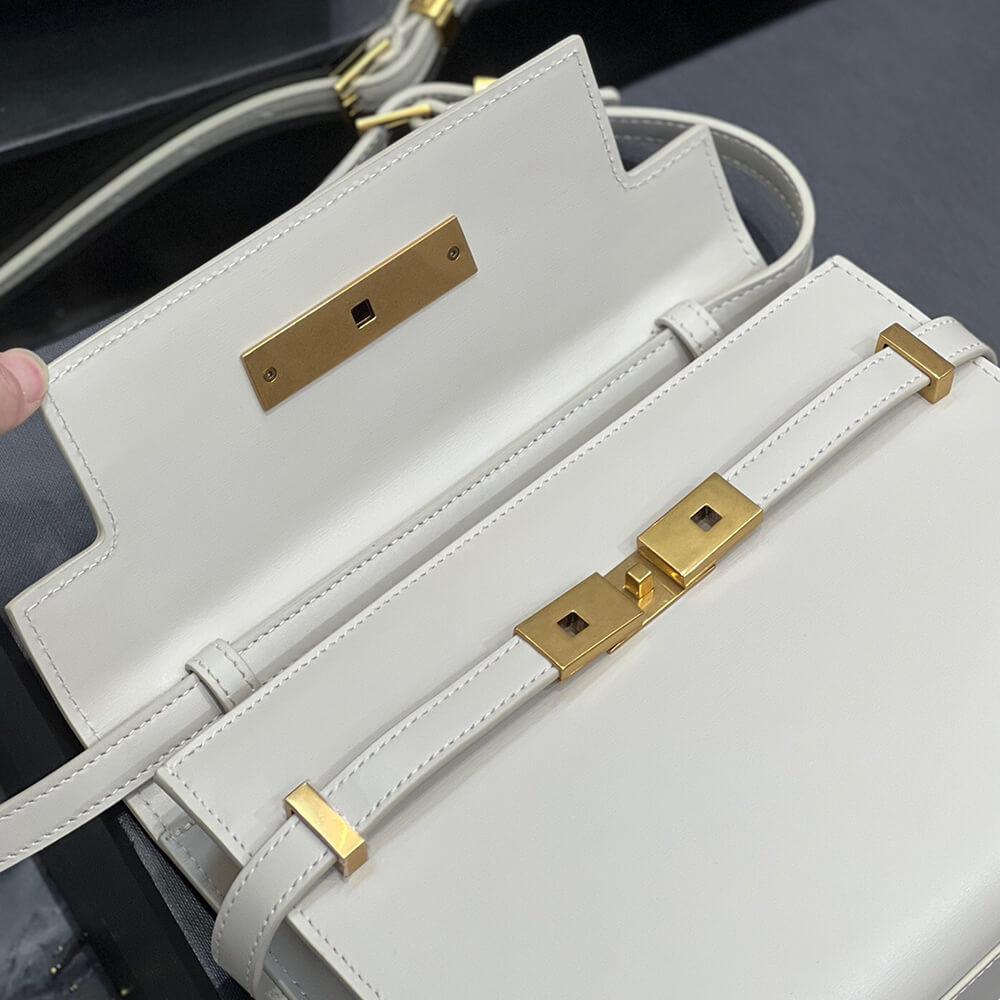 YSL Manhattan Small Shoulder Bag In Box Saint Laurent Leather - Replica Luxury Bags™