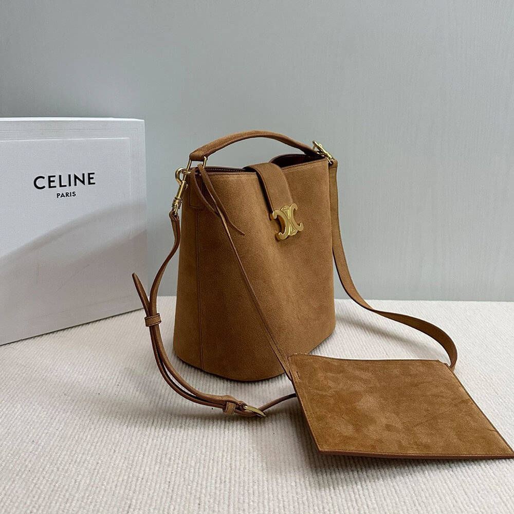 Celine Medium Louise Bag in Suede Calfskin - Replica Luxury Bags™