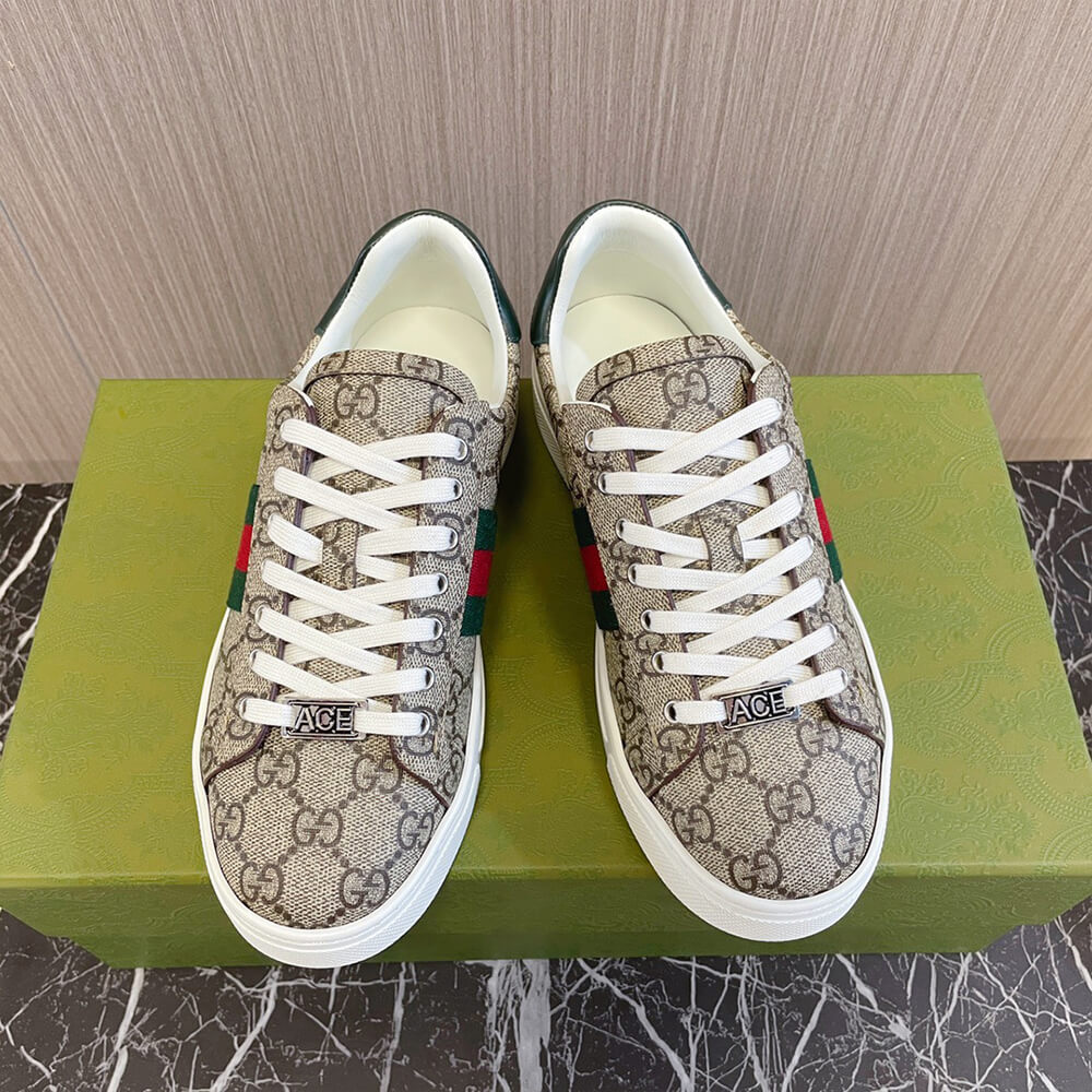 GUCCI Women s Gucci Ace sneaker with Web Shoes - Replica Luxury Bags™