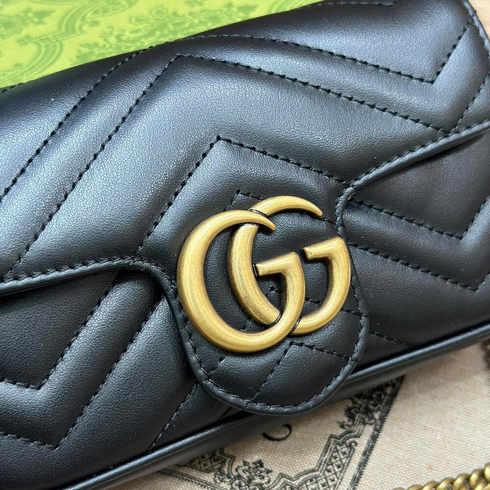 Gucci GG Marmont Matelasse Leather Super Mini Bag - Replica Luxury Bags™