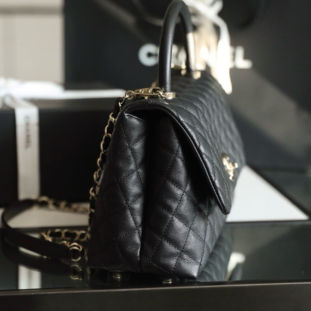 Chanel Large Flap Bag With Top Handle - Replica Luxury Bags™