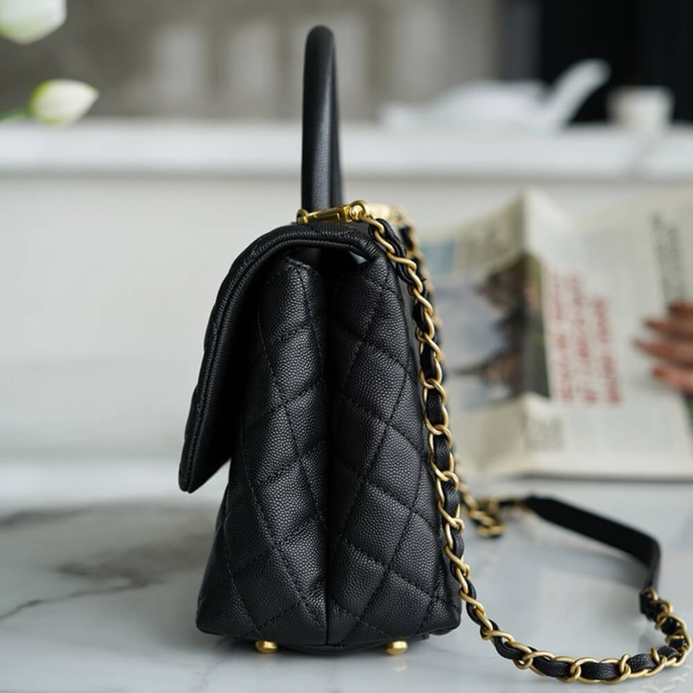 Chanel Large Flap Bag With Top Handle - Replica Luxury Bags™