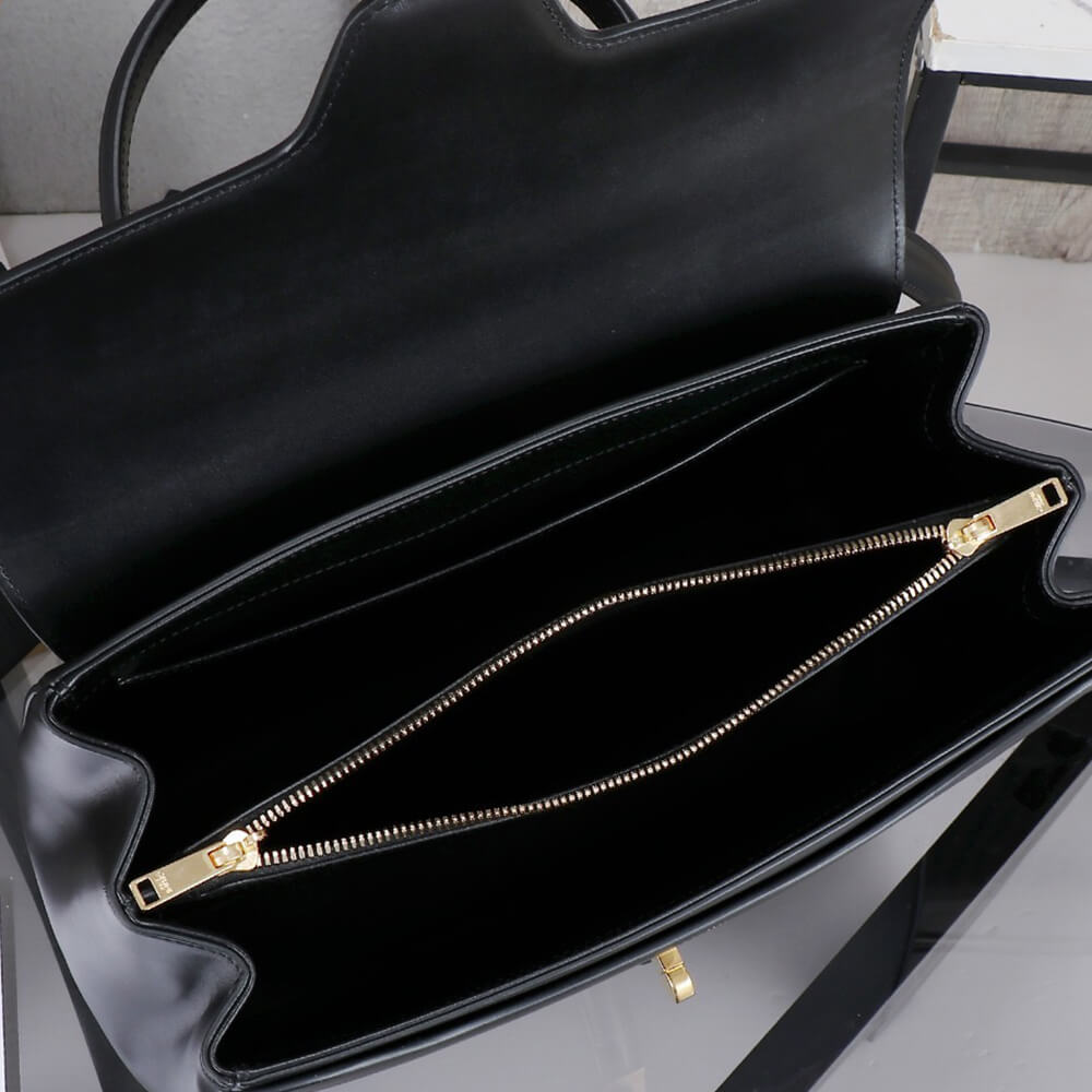 Celine Classique 16 Bag in Satinated Calfskin - Replica Luxury Bags™