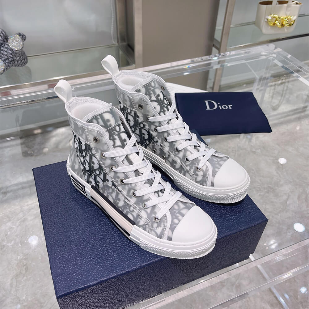 DIOR B23 High-Top Sneakers Dior Oblique Shoes - Replica Luxury Bags™