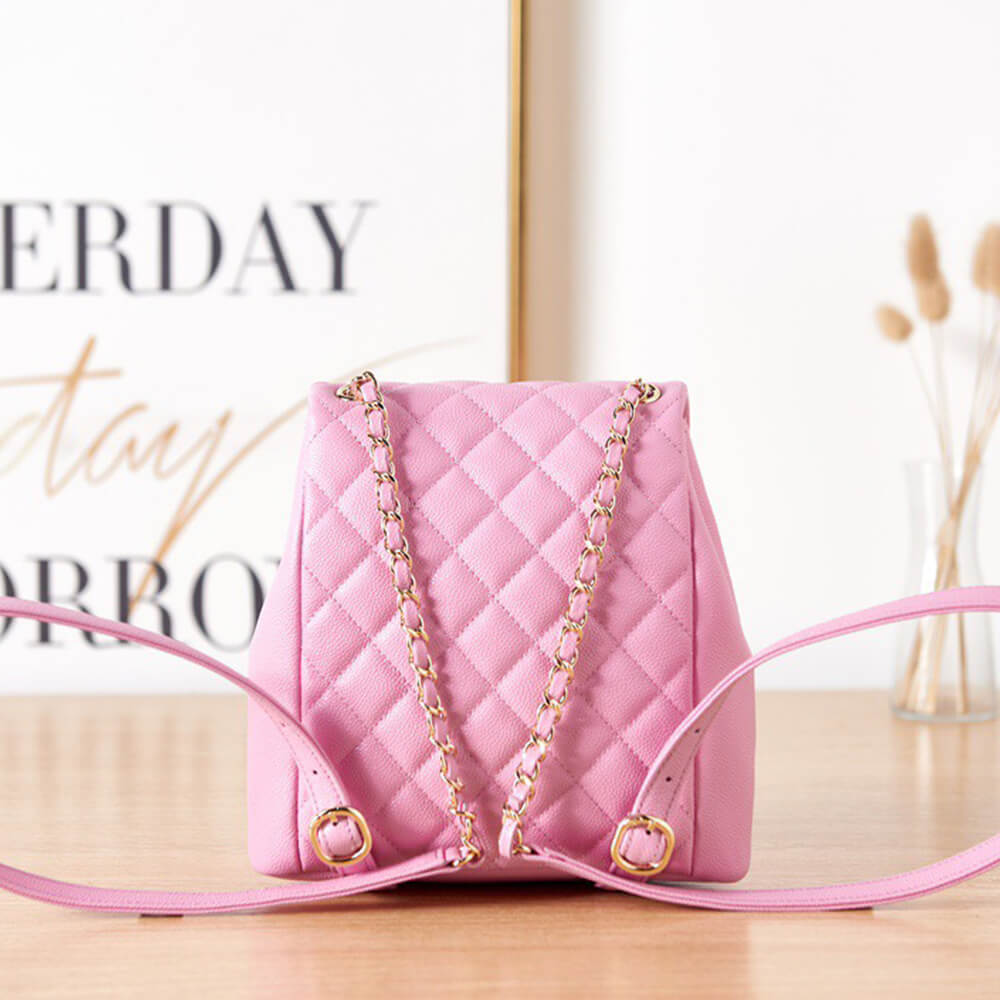 Chanel Backpack Bag in Pink - Replica Luxury Bags™