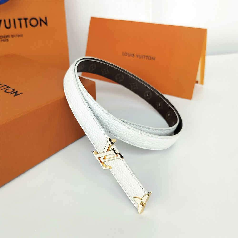 Pretty LV Enamel 20mm Reversible Belt - Replica Luxury Bags™