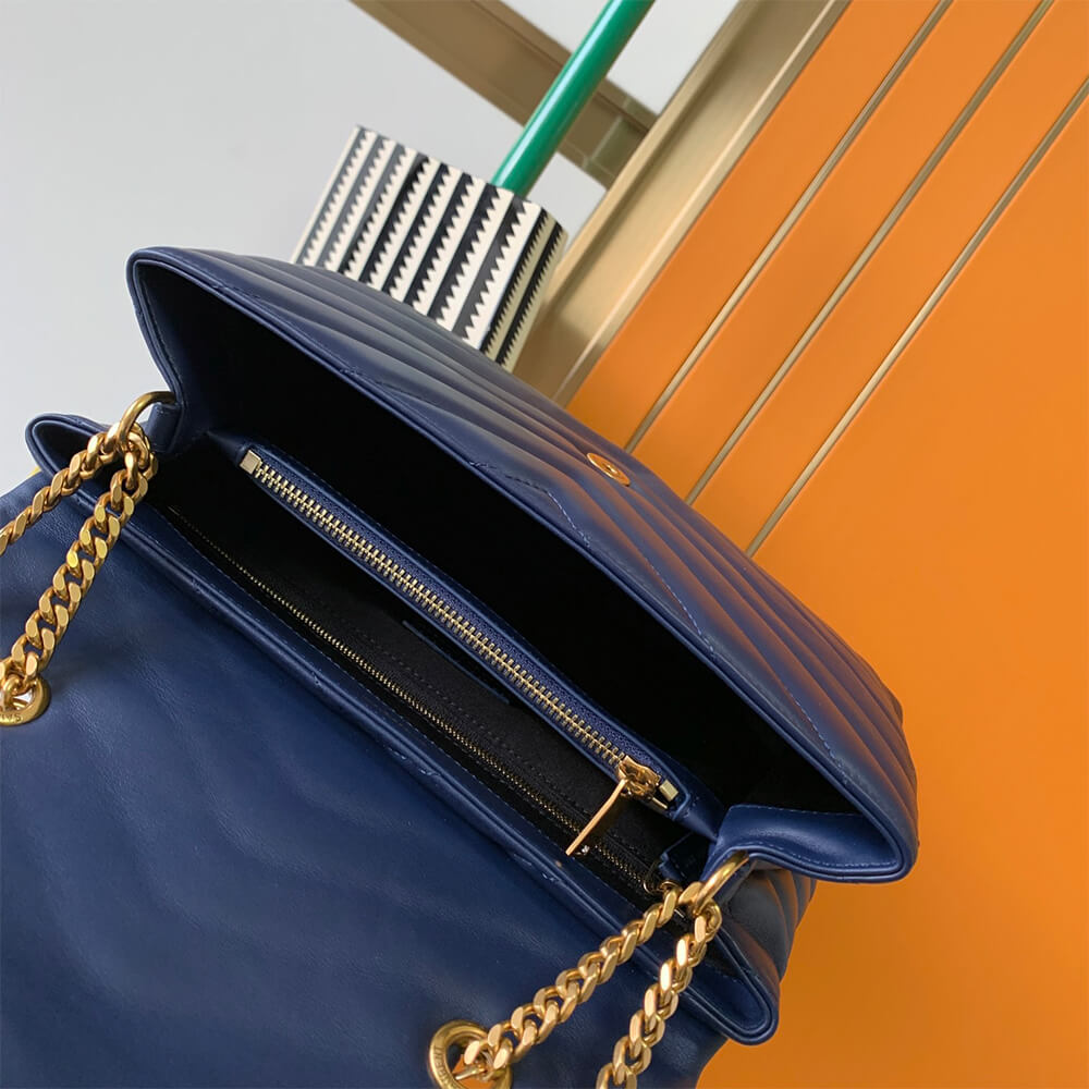 YSL Loulou Medium Chain Bag - Replica Luxury Bags™