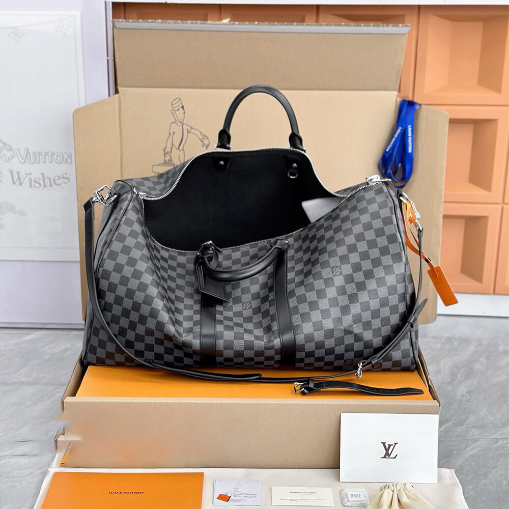 LV Keepall Bandouliere 55 Bag - Replica Luxury Bags™