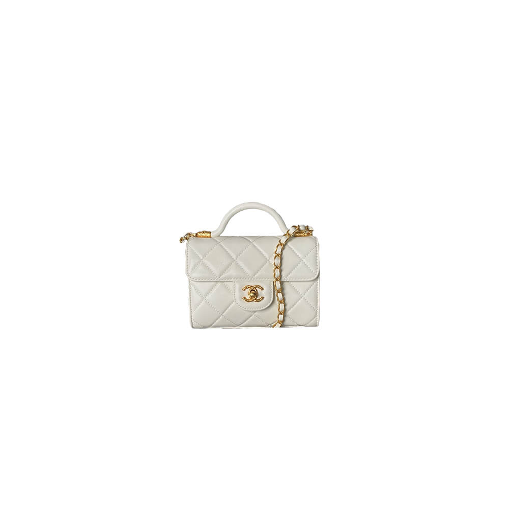 Chanel Mini Flap Bag With Top Handle - Replica Luxury Bags™