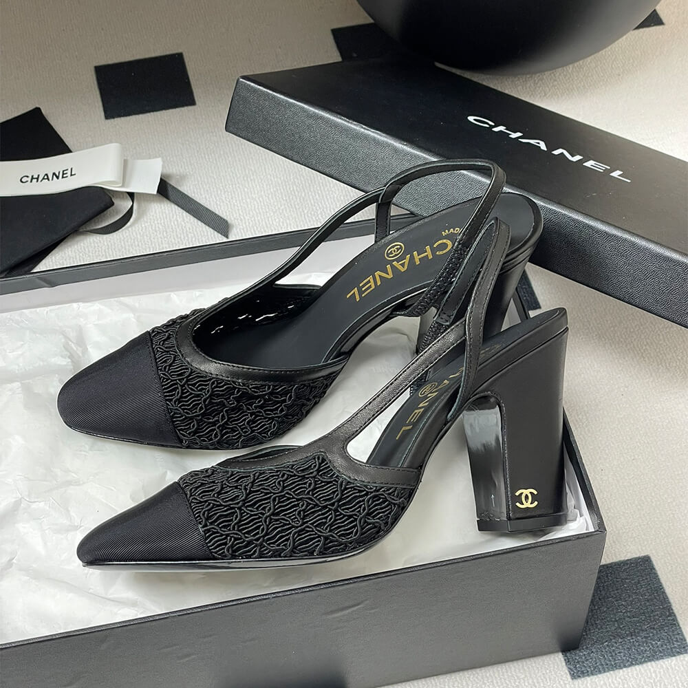 Chanel Slingbacks Shoes - Replica Luxury Bags™