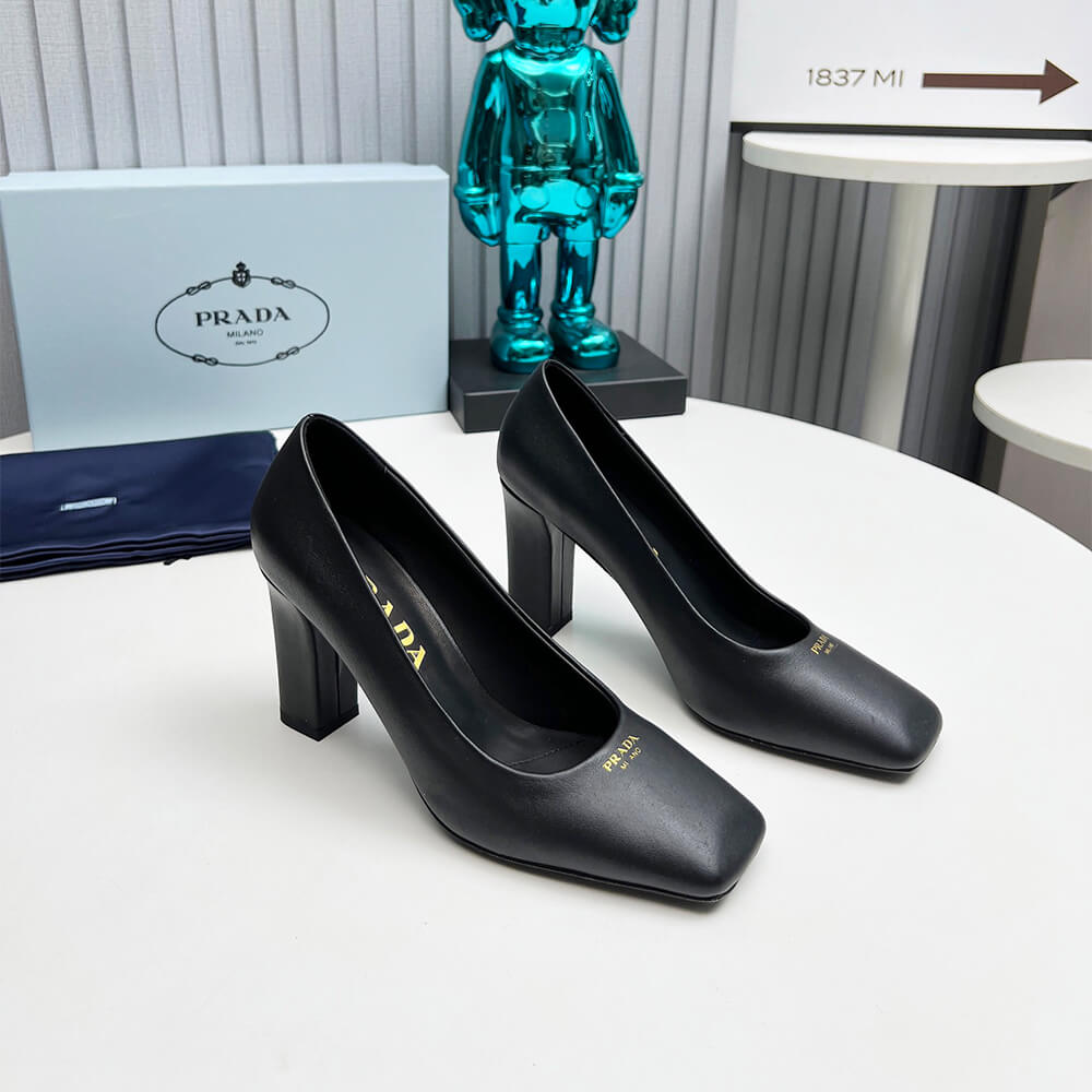 Prada Leather Pumps 85 mm Shoes - Replica Luxury Bags™