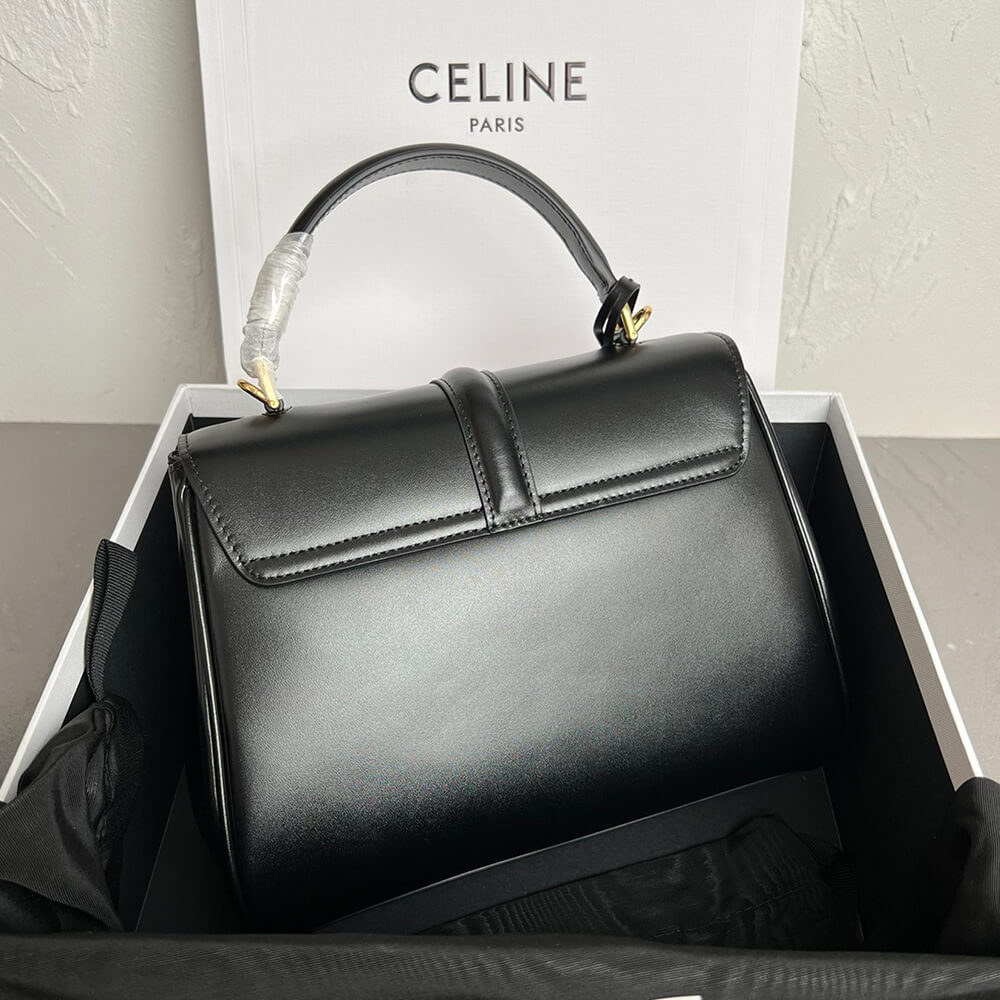 Celine Small 16 Bag in Satinated Calfskin - Replica Luxury Bags™