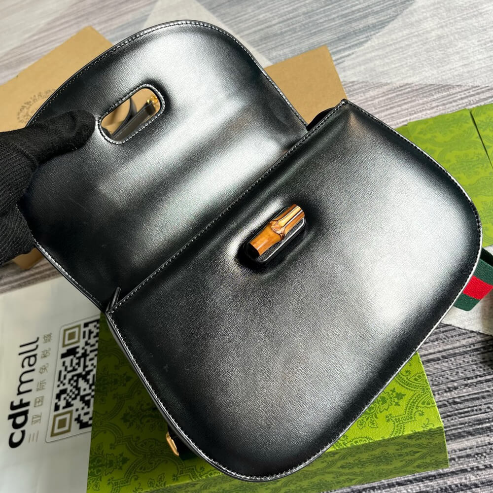 Gucci Bamboo 1947 Medium Top Handle Bag - Replica Luxury Bags™