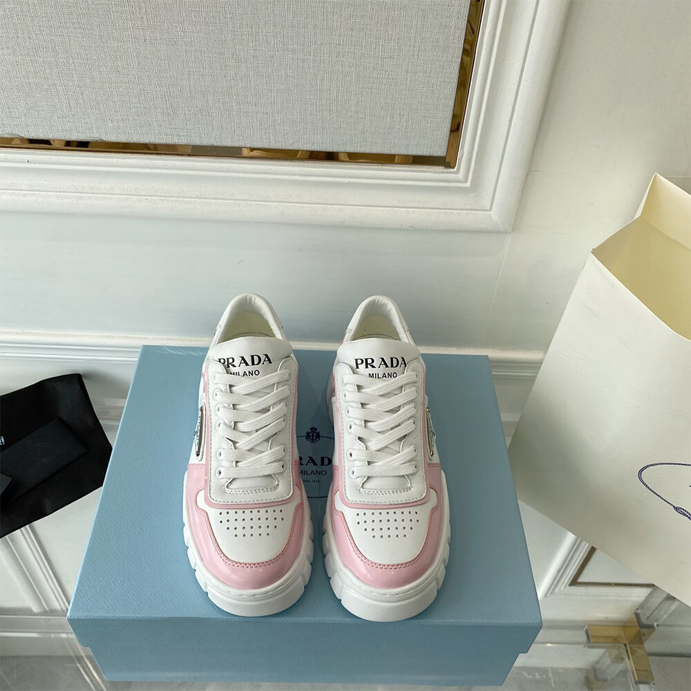 Prada Leather Sneakers Shoes - Replica Luxury Bags™