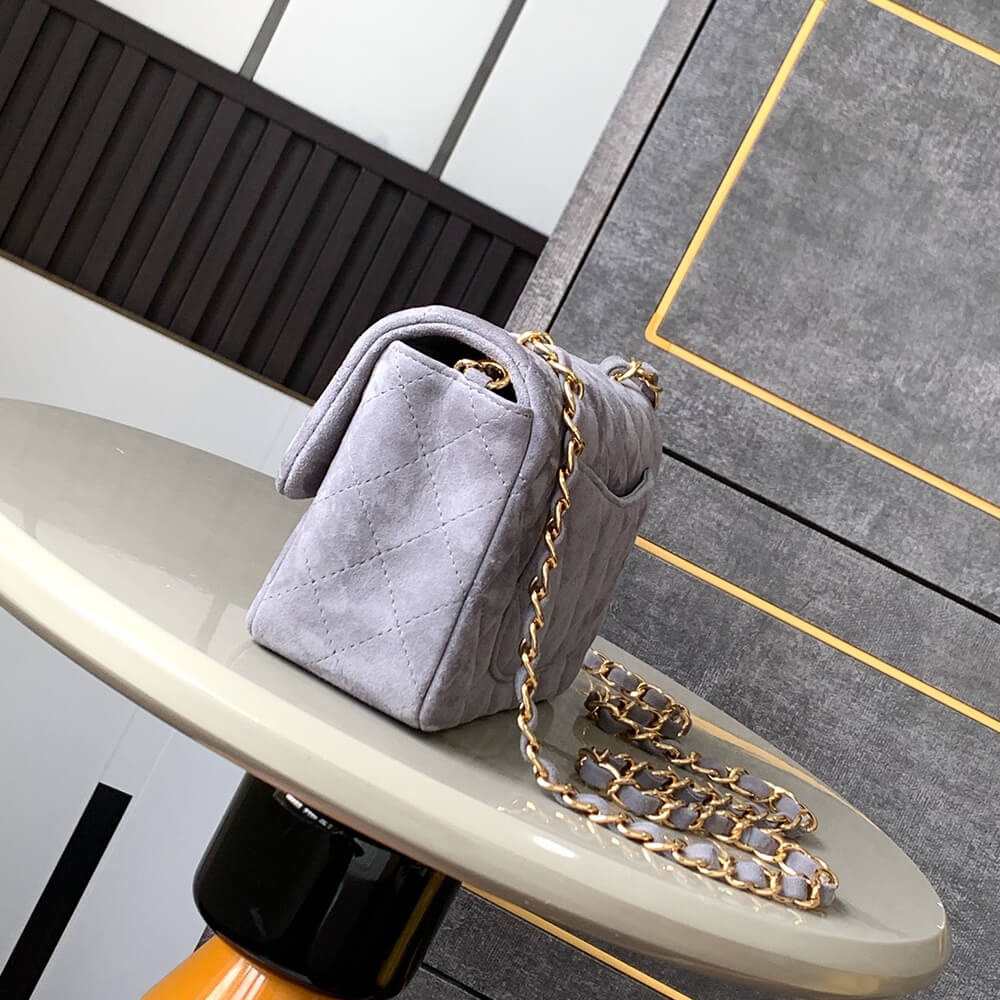CHANEL SUEDE MINI FLAP BAG - Replica Luxury Bags™