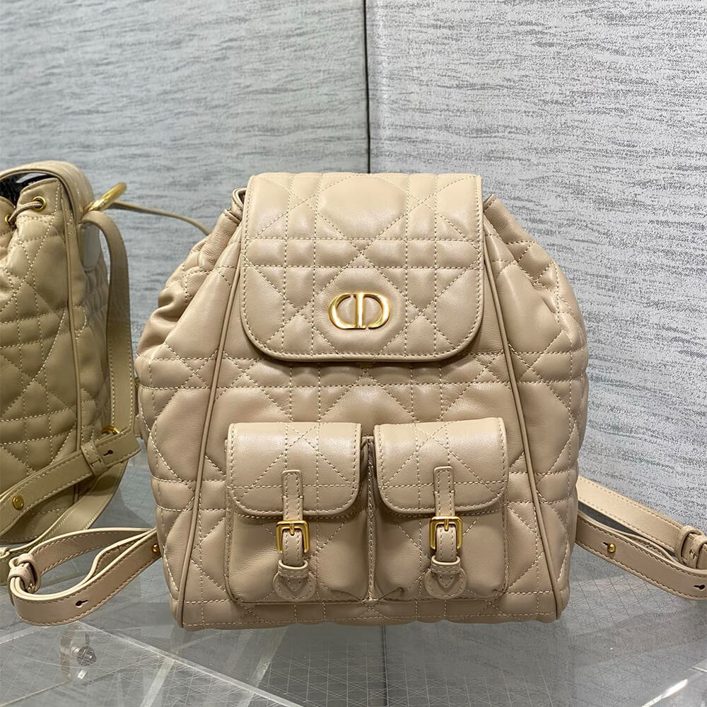 Medium Dior Caro Backpack Bag - Replica Luxury Bags™