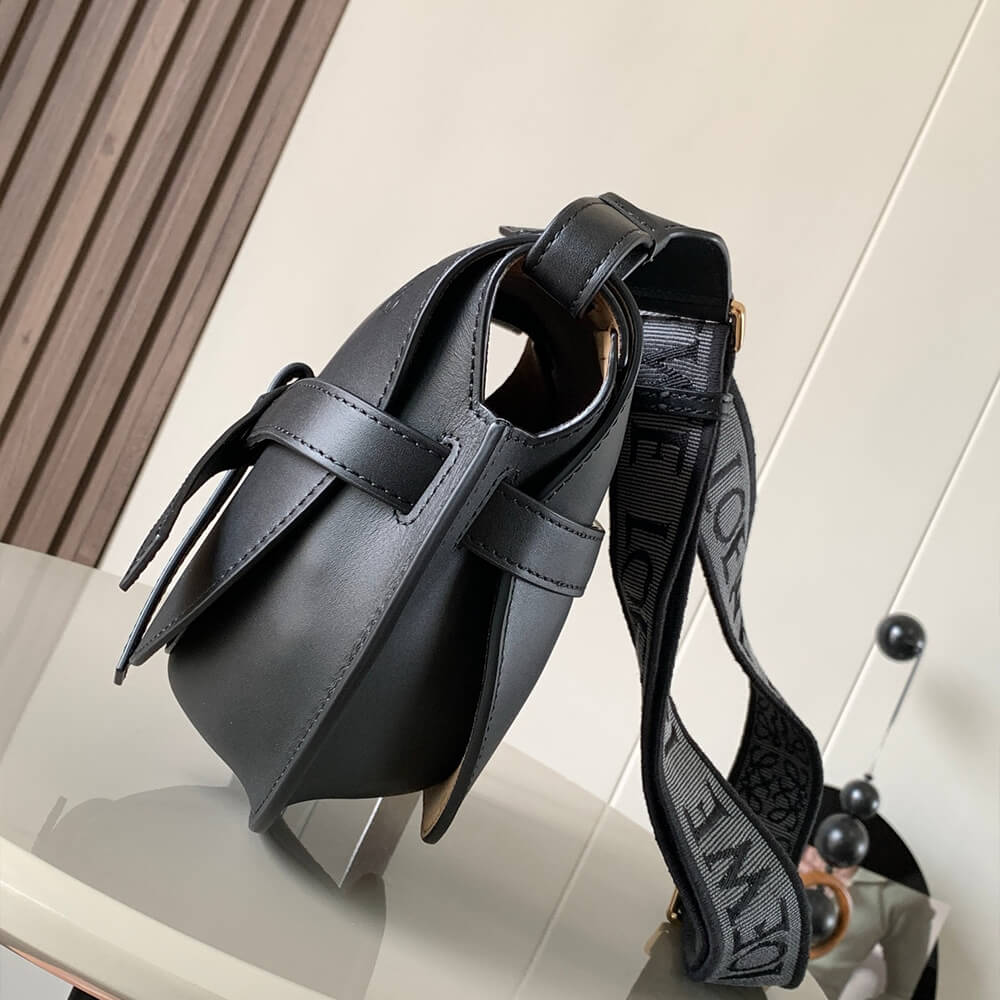 Loewe Small Gate bag in soft calfskin and jacquard - Replica Luxury Bags™