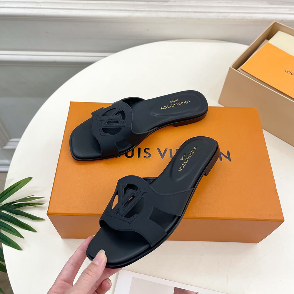 LV Isola Flat Mule Shoes - Replica Luxury Bags™